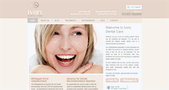 Desktop Screenshot of ivorydental.co.uk