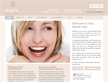 Tablet Screenshot of ivorydental.co.uk